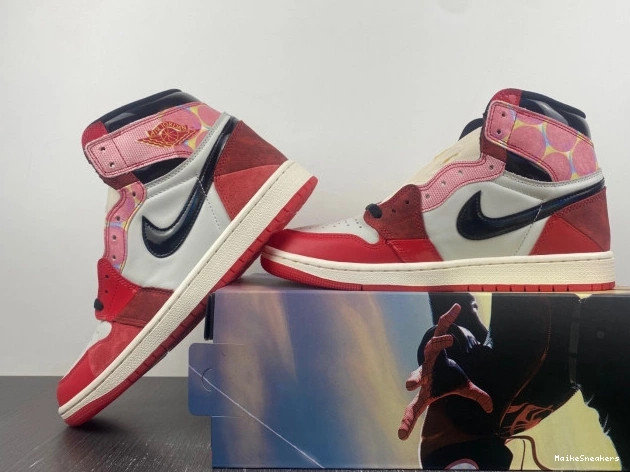 MaikeSneakers Jordan Spider-Man DV1748-601 OG High Spider-Verse 1 the Across 0713